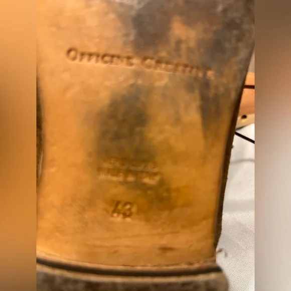 Officine Creative Tan Suede Oxford Shoes - Picture 11 of 14